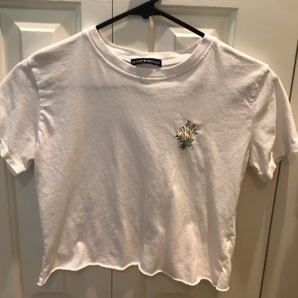 Brandy Melville Tops - Brandy Melville Cropped T-Shirt